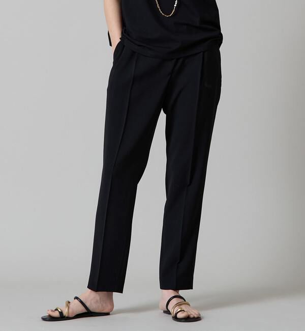 Liesse「アシメタックテーパードパンツ」|その他|ブラック