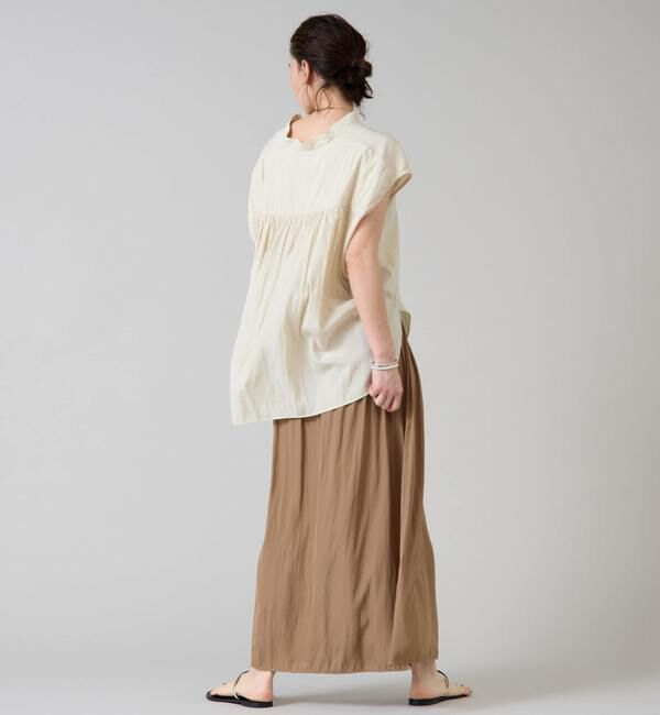 Liesse「バックギャザーブラウス」|シャツ・ブラウス|