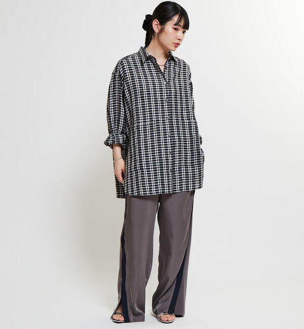 Soffitto「リネンフロントポケットビックシャツ」|シャツ・ブラウス|