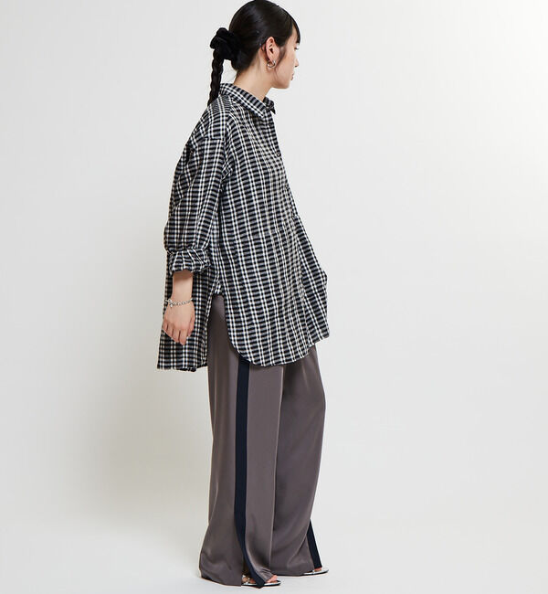 Soffitto「リネンフロントポケットビックシャツ」|シャツ・ブラウス|