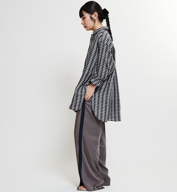 Soffitto「リネンフロントポケットビックシャツ」|シャツ・ブラウス|