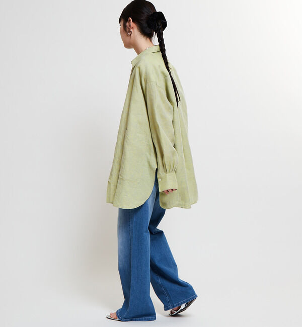 Soffitto「リネンフロントポケットビックシャツ」|シャツ・ブラウス|