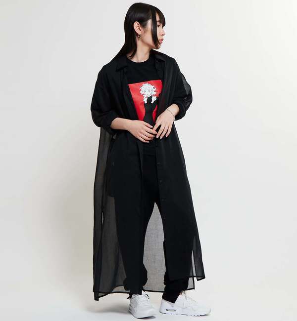 Soffitto「《コラボ》【Soffitto&times;TINDA】ギャザーシャツワンピース」|その他|