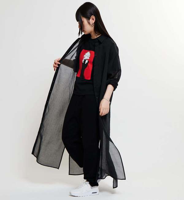 Soffitto「《コラボ》【Soffitto&times;TINDA】ギャザーシャツワンピース」|その他|