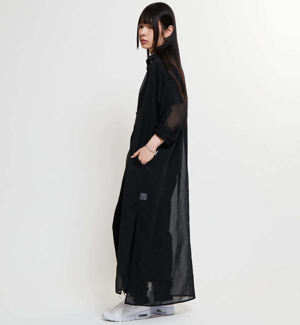 Soffitto「《コラボ》【Soffitto&times;TINDA】ギャザーシャツワンピース」|その他|