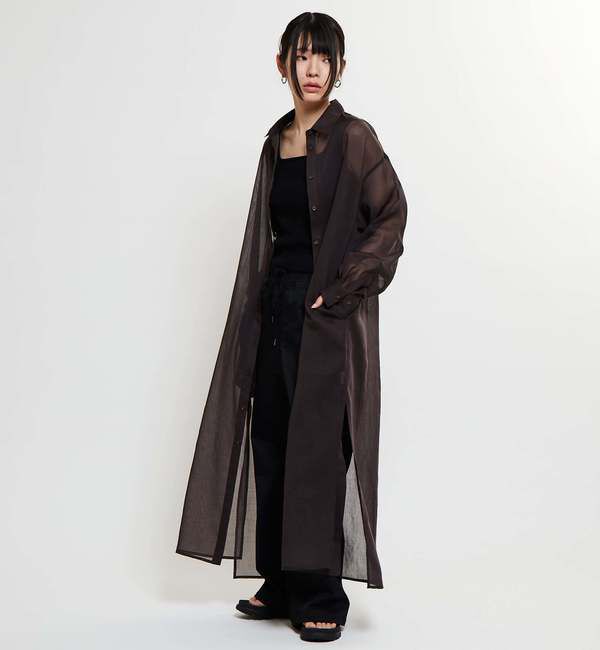 Soffitto「《コラボ》【Soffitto&times;TINDA】ギャザーシャツワンピース」|その他|