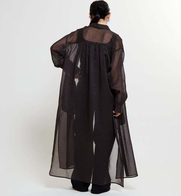 Soffitto「《コラボ》【Soffitto&times;TINDA】ギャザーシャツワンピース」|その他|