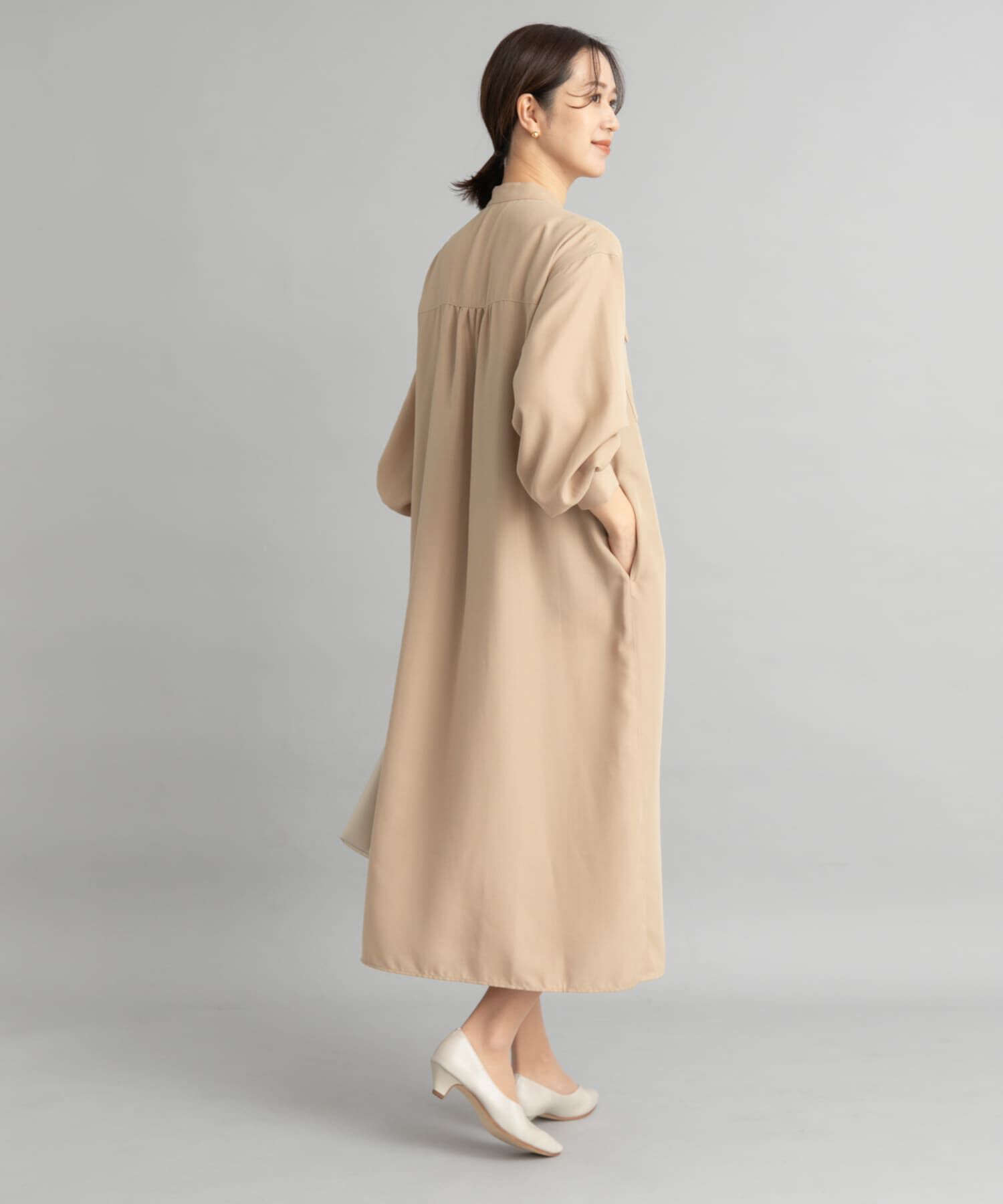 URBAN RESEARCH DOORS「ボウタイワークシャツワンピース」|ワンピース|