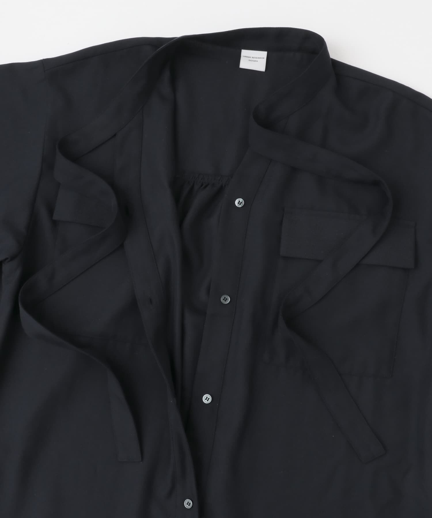 URBAN RESEARCH DOORS「ボウタイワークシャツワンピース」|ワンピース|