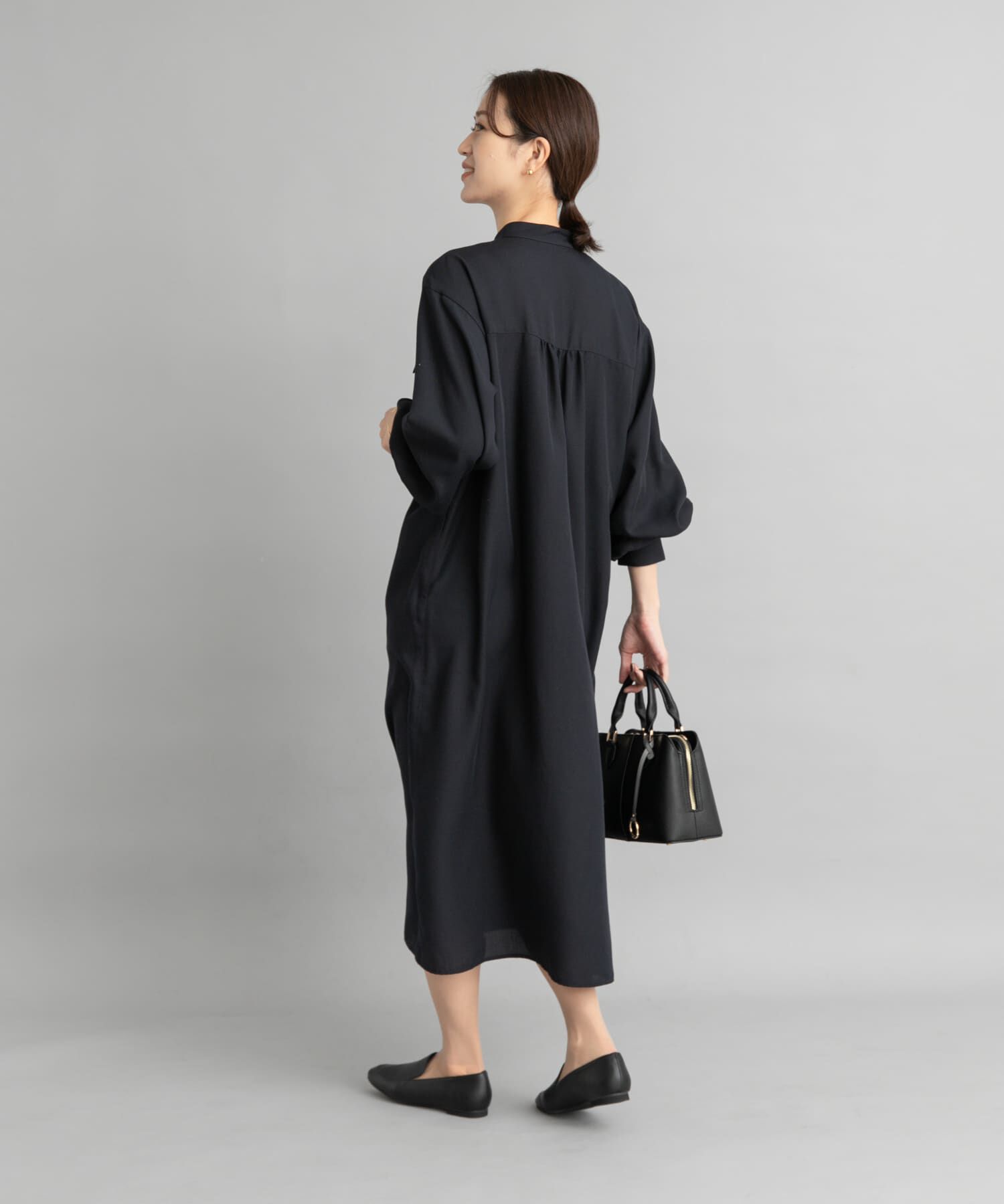 URBAN RESEARCH DOORS「ボウタイワークシャツワンピース」|ワンピース|