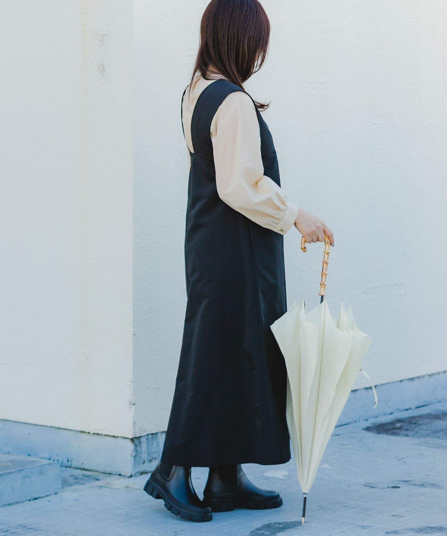 RODE SKO「厚底サイドゴアラバーブーツ」|レインシューズ|