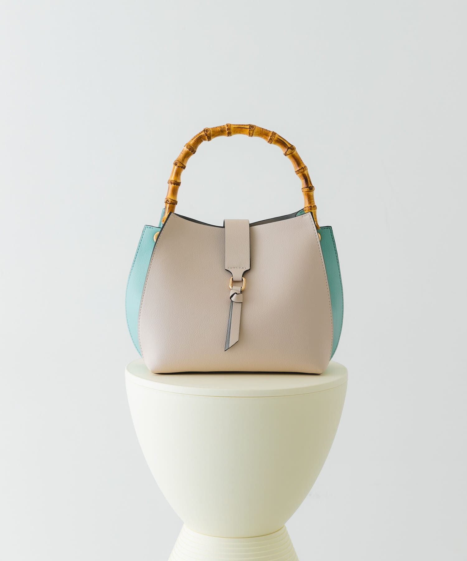 RODE SKO「バンブーワンハンドルバッグ」|ハンドバッグ|オフホワイト