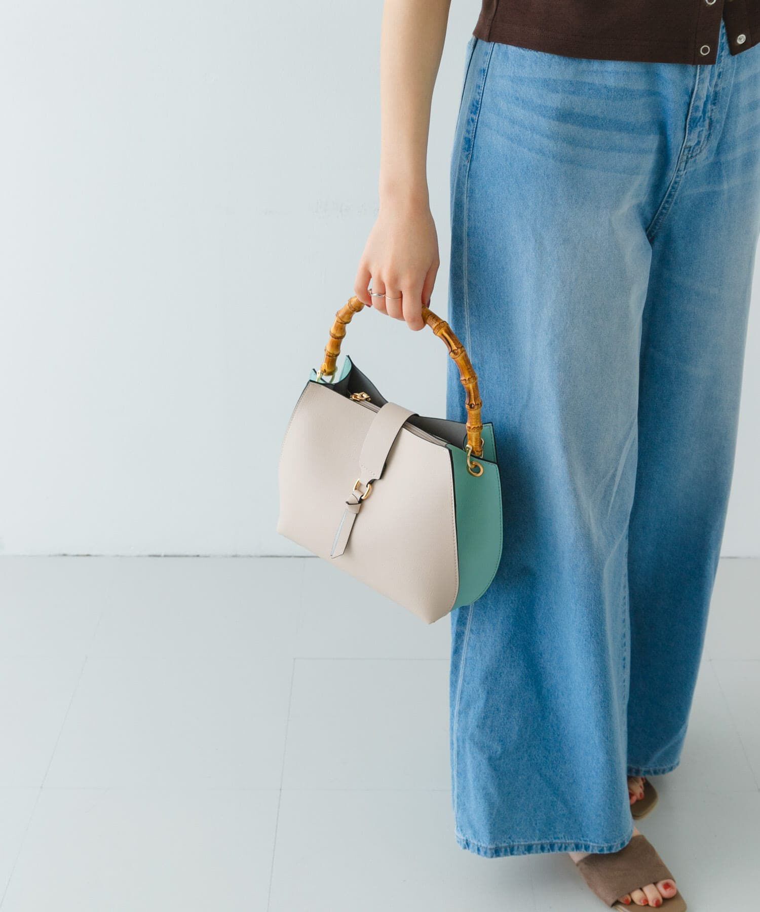 RODE SKO「バンブーワンハンドルバッグ」|ハンドバッグ|