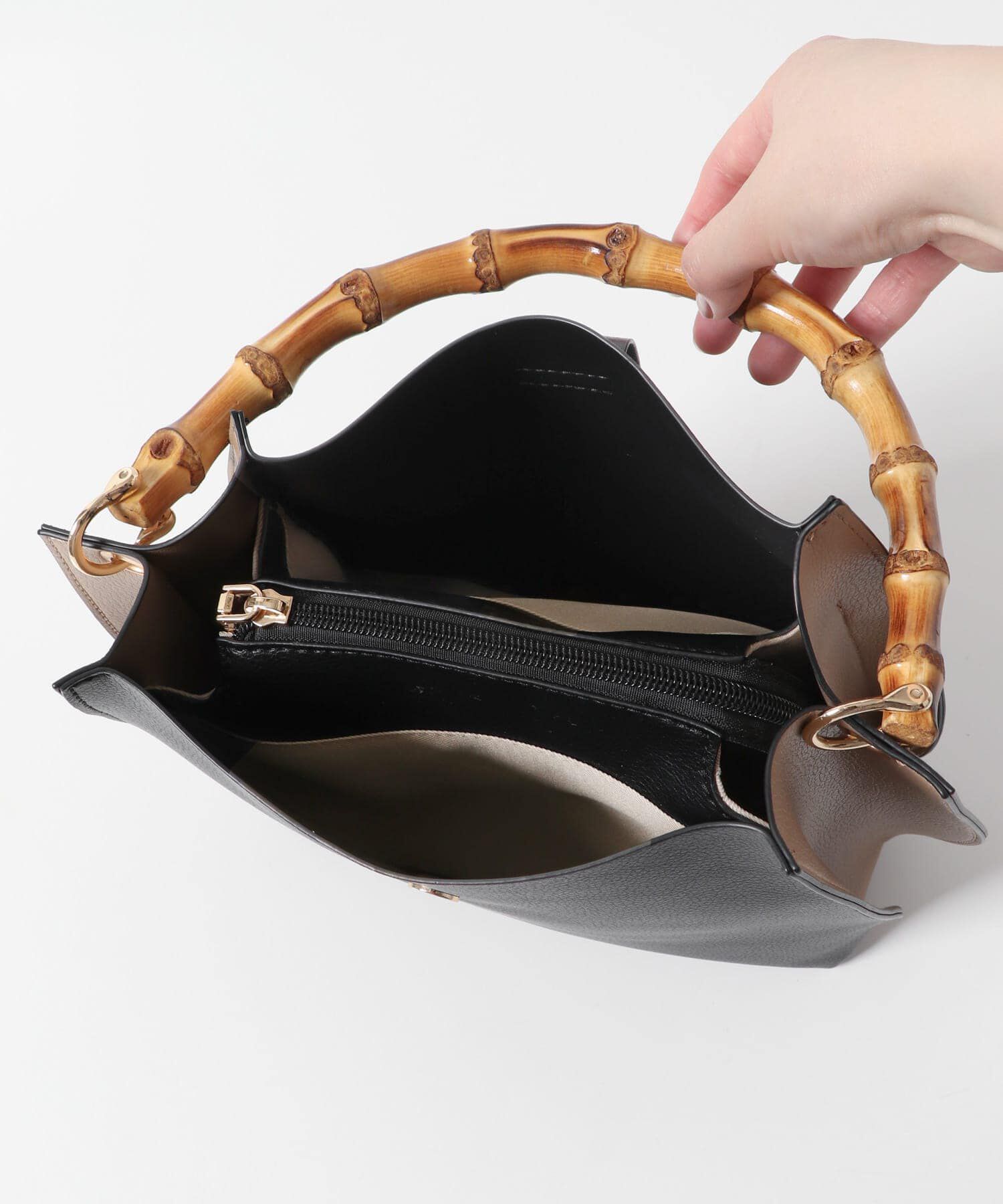 RODE SKO「バンブーワンハンドルバッグ」|ハンドバッグ|