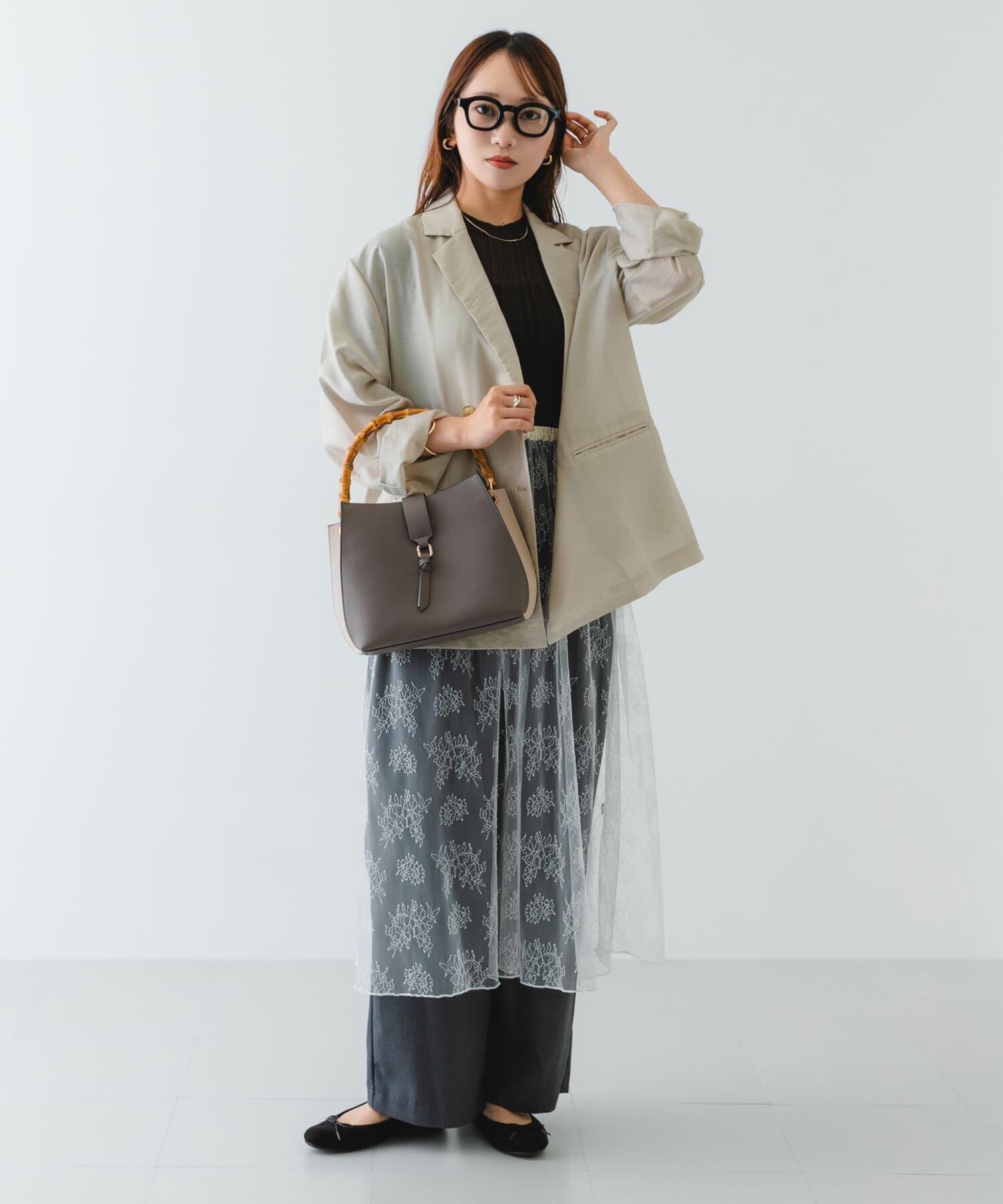 RODE SKO「バンブーワンハンドルバッグ」|ハンドバッグ|