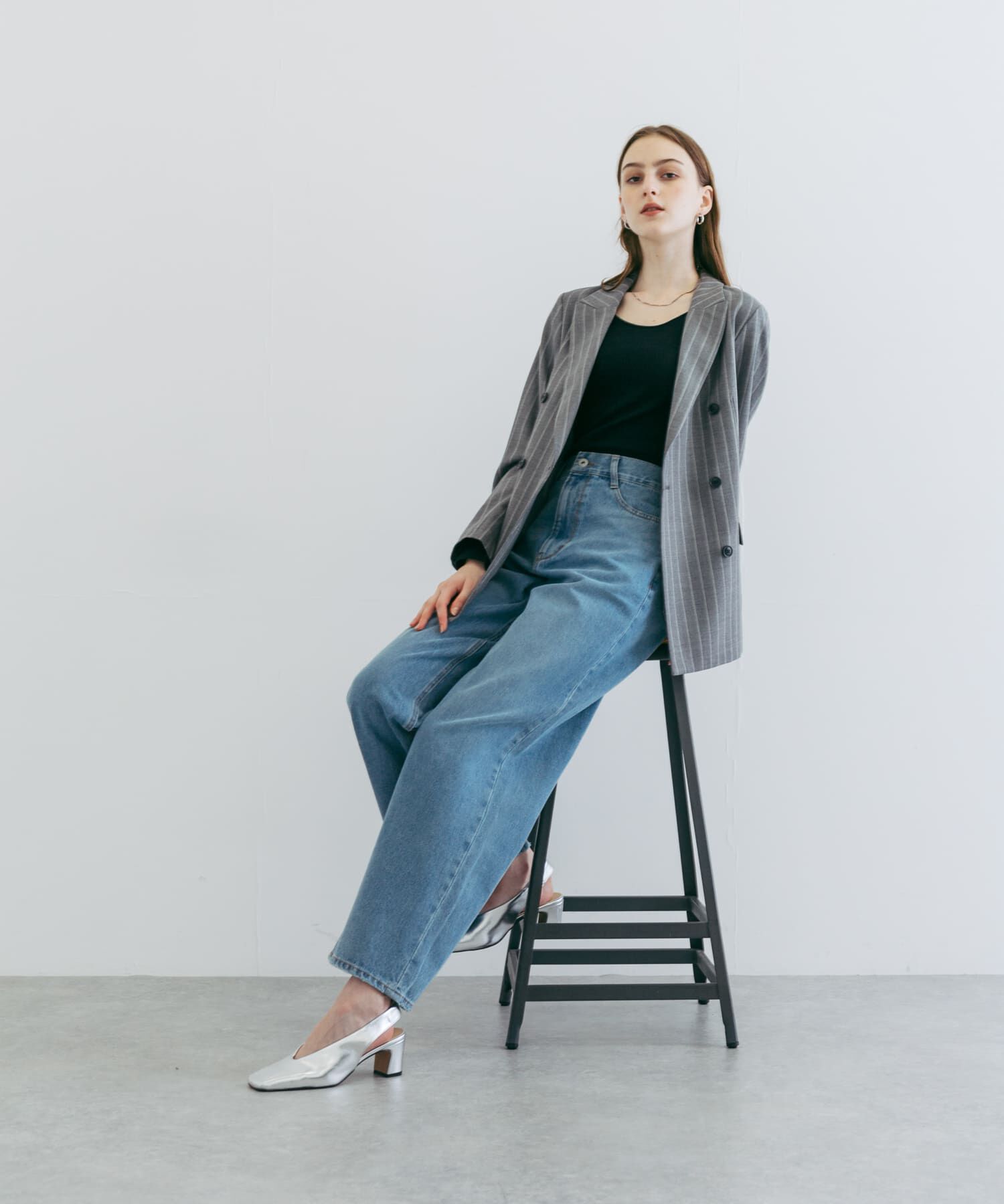 URBAN RESEARCH「『UR TECH』クルーネックロングTシャツ」|Tシャツ・カットソー|