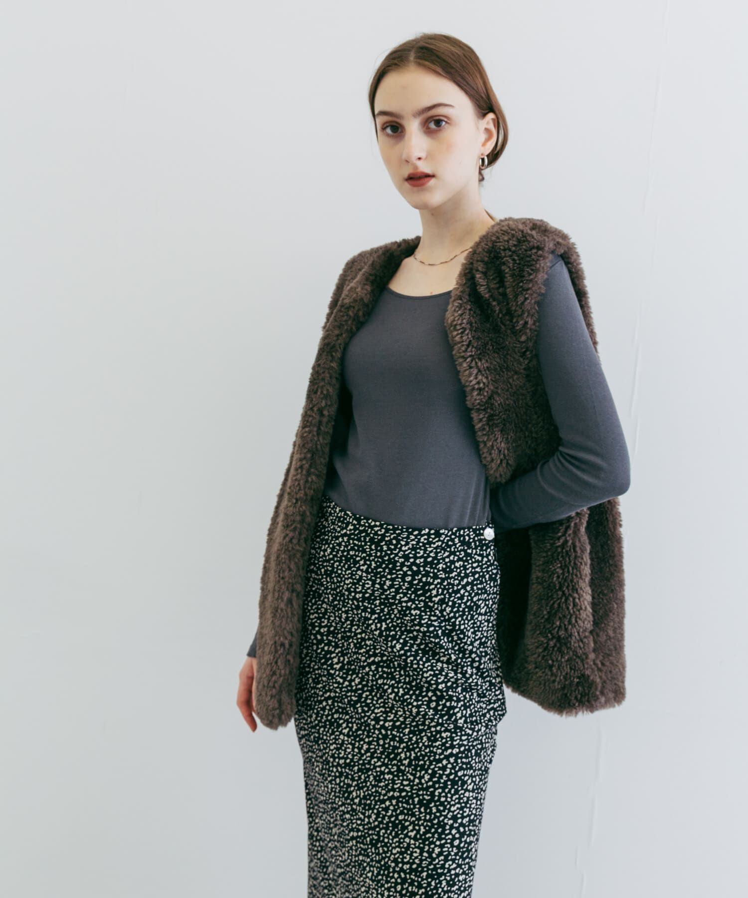 URBAN RESEARCH「『UR TECH』クルーネックロングTシャツ」|Tシャツ・カットソー|