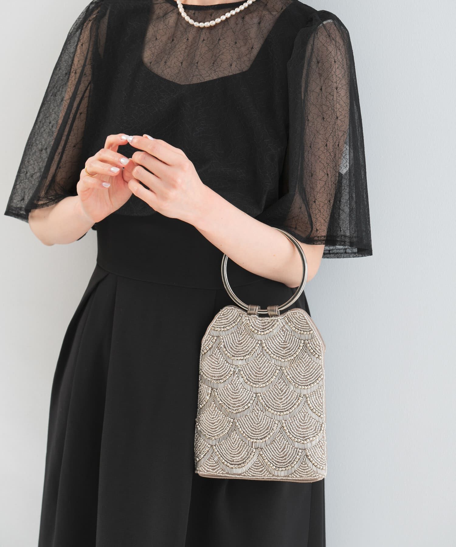 URBAN RESEARCH ROSSO「リングハンドルビジューバッグ」|その他|