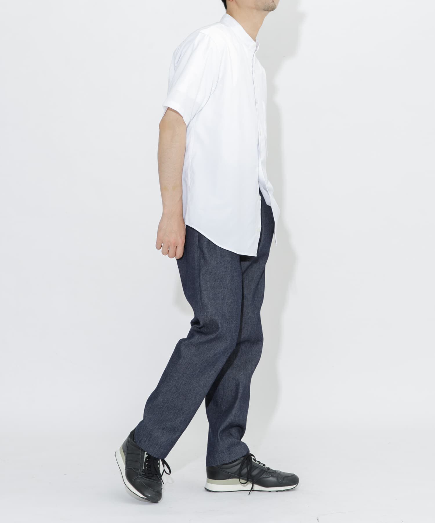 URBAN RESEARCH ROSSO「『防シワ』『XLサイズあり』ハイパフォーマンスリネンバンド半袖シャツ」|シャツ・ブラウス|