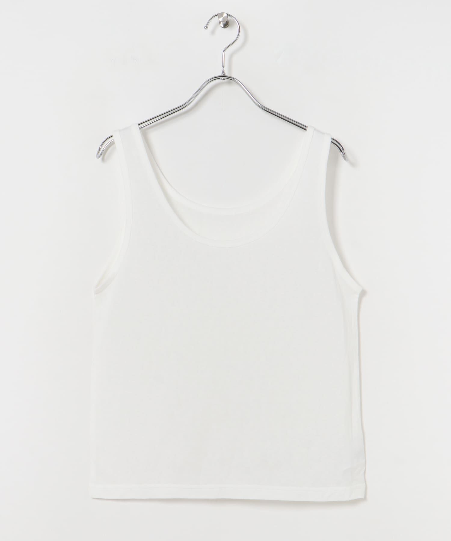 URBAN RESEARCH「Uネックシアータンクトップ」|タンクトップ|オフホワイト