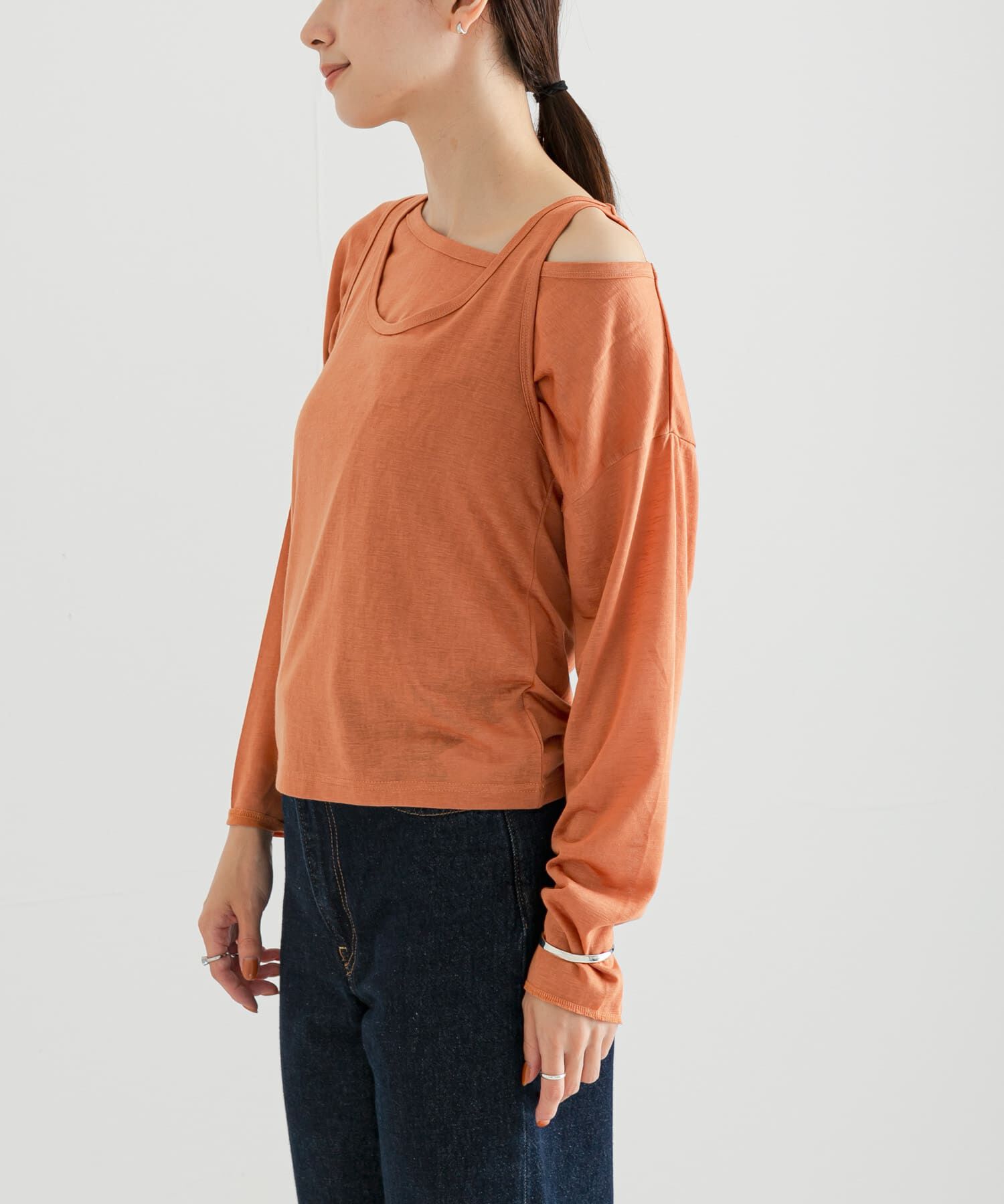 URBAN RESEARCH「Uネックシアータンクトップ」|タンクトップ|