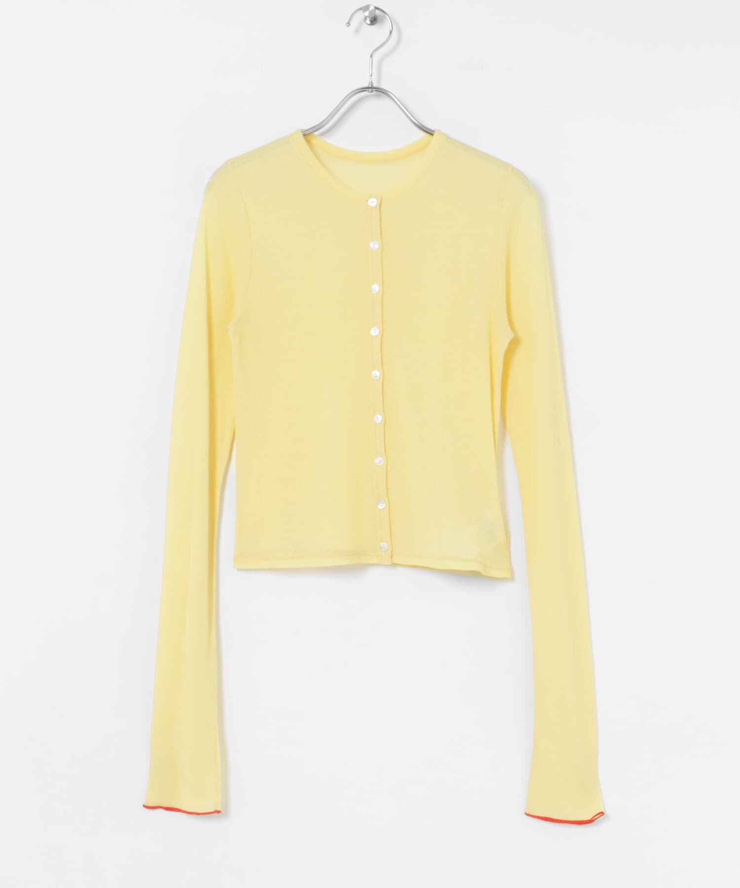 URBAN RESEARCH「『MADE IN JAPAN』シアーテレコショートカーディガン」|カーディガン|