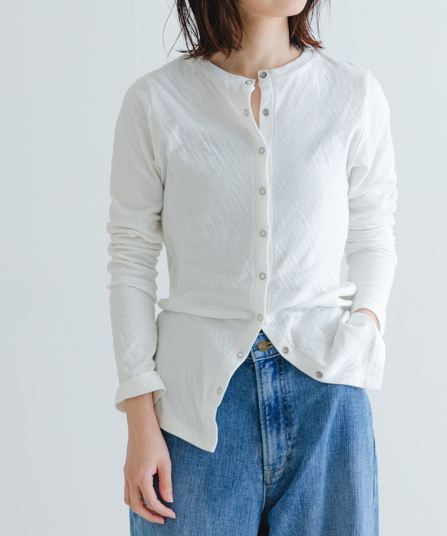 URBAN RESEARCH「『MADE IN JAPAN』セッケツクルーネックカーディガン」|カーディガン|