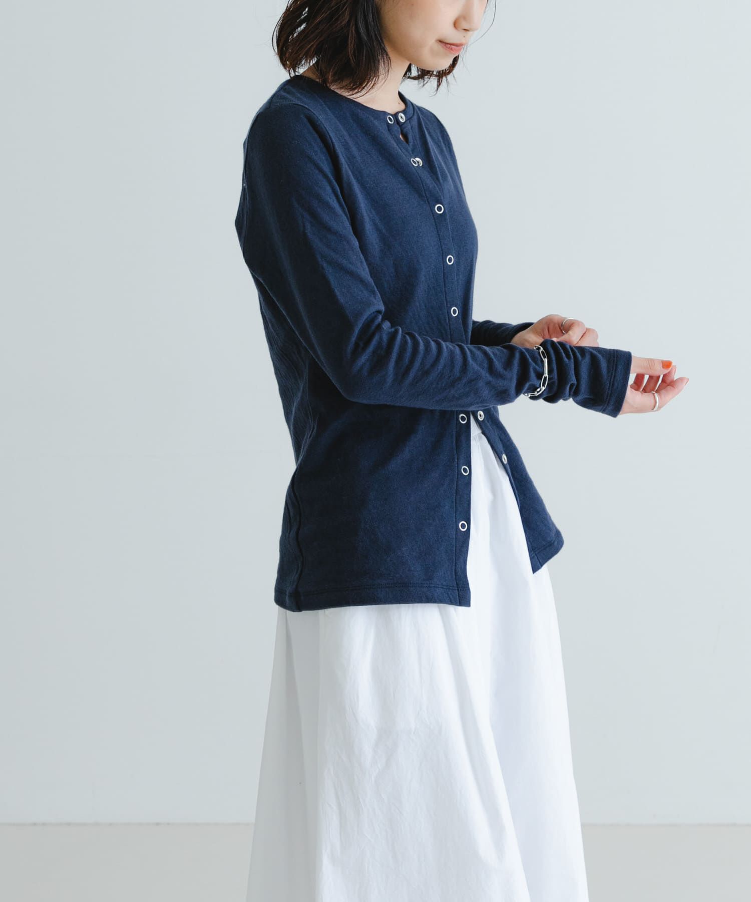 URBAN RESEARCH「『MADE IN JAPAN』セッケツクルーネックカーディガン」|カーディガン|