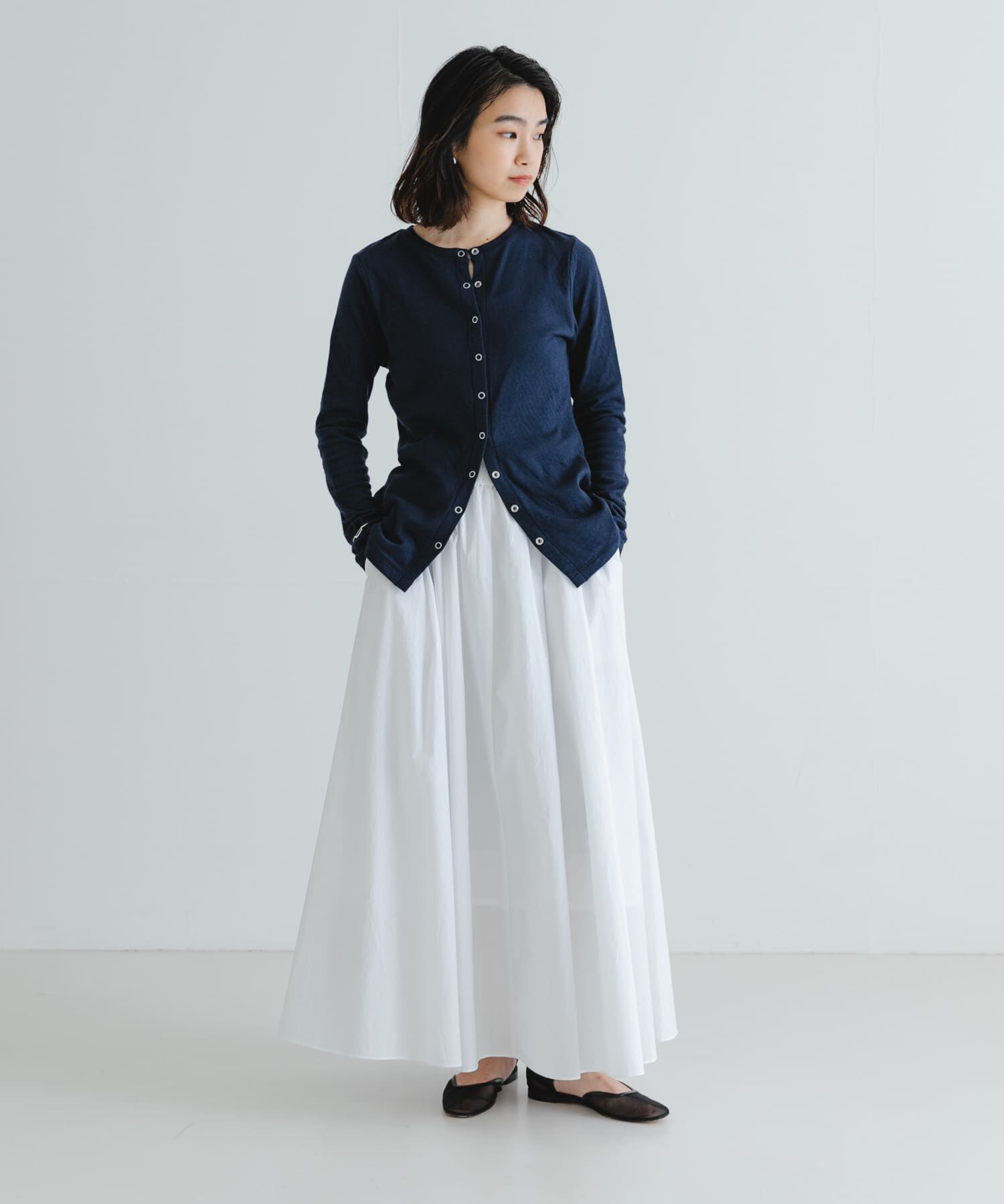 URBAN RESEARCH「『MADE IN JAPAN』セッケツクルーネックカーディガン」|カーディガン|