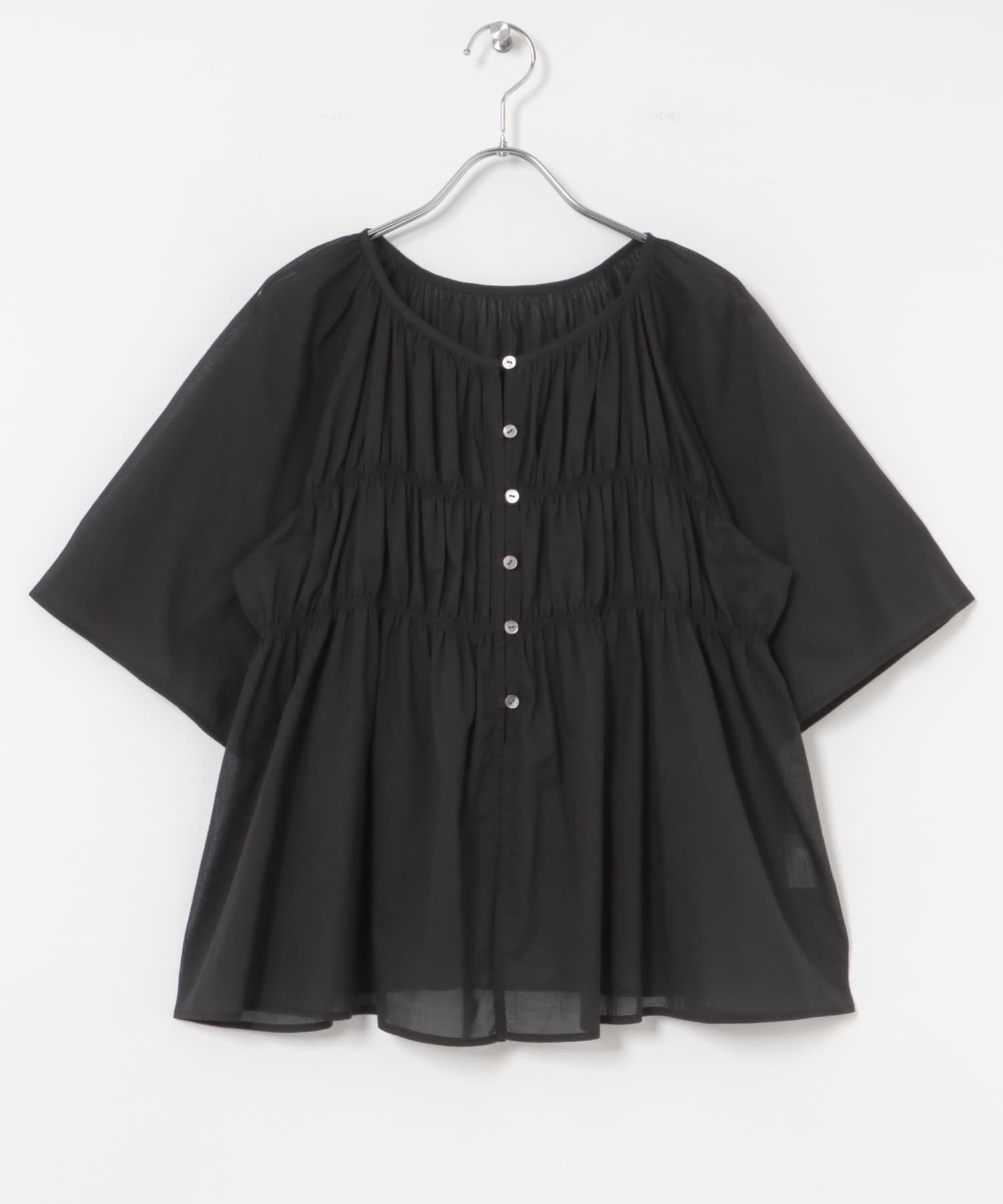 URBAN RESEARCH「コットンボイルシャーリングブラウス」|シャツ・ブラウス|