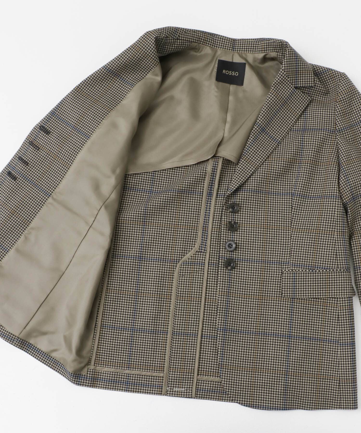 URBAN RESEARCH ROSSO「チェックテーラードジャケット」|その他|