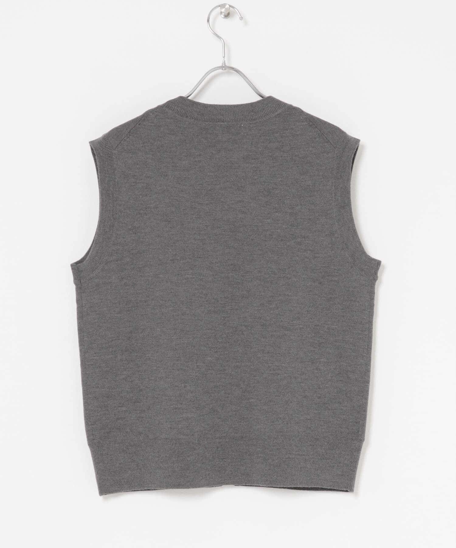 URBAN RESEARCH ROSSO「F by ROSSO　ウォッシャブルメタル釦ニットベスト」|ベスト・ジレ|