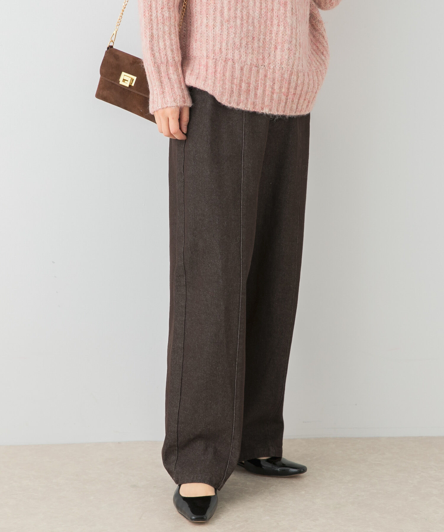 URBAN RESEARCH ROSSO「F by ROSSO　カーブフォルムデニムパンツ」|デニム|