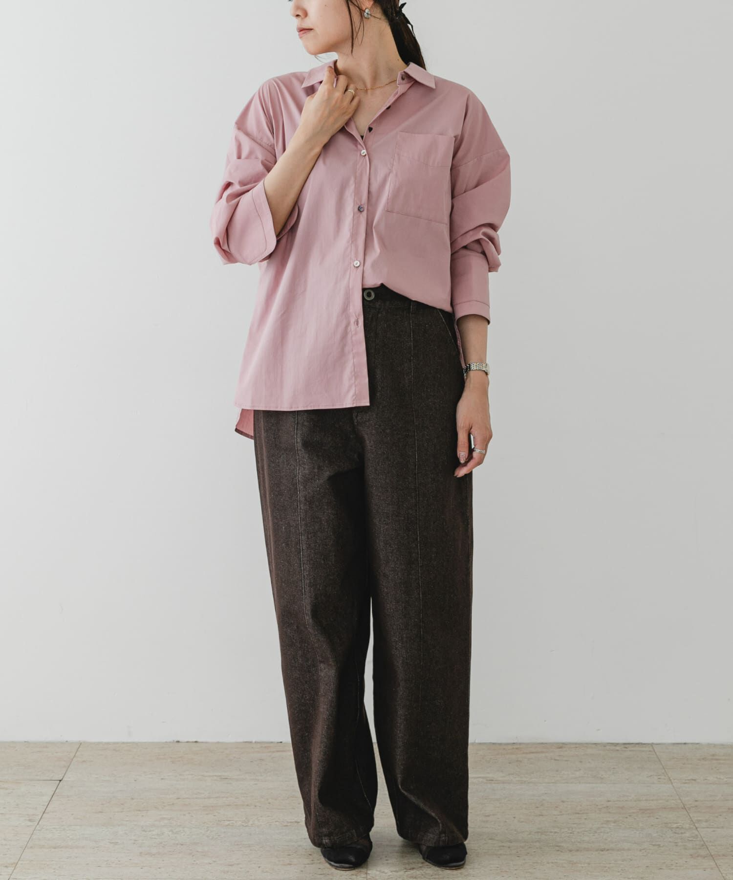 URBAN RESEARCH ROSSO「F by ROSSO　カーブフォルムデニムパンツ」|デニム|