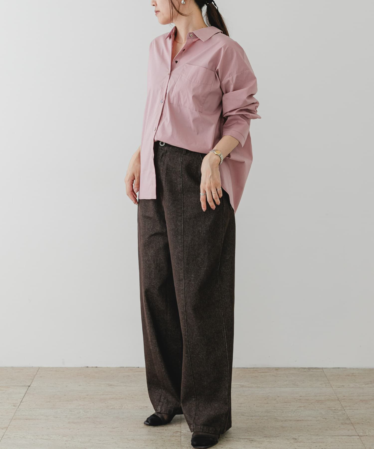 URBAN RESEARCH ROSSO「F by ROSSO　カーブフォルムデニムパンツ」|デニム|