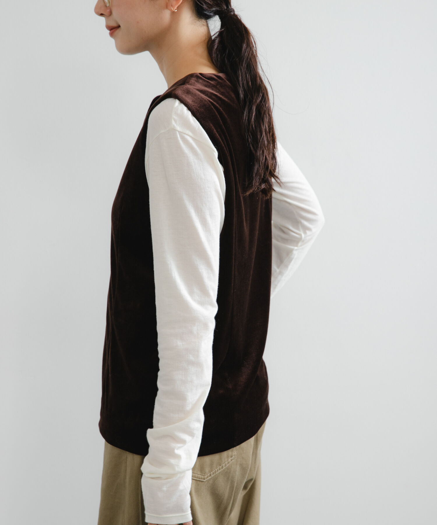 URBAN RESEARCH「ベロアジレ」|ベスト・ジレ|