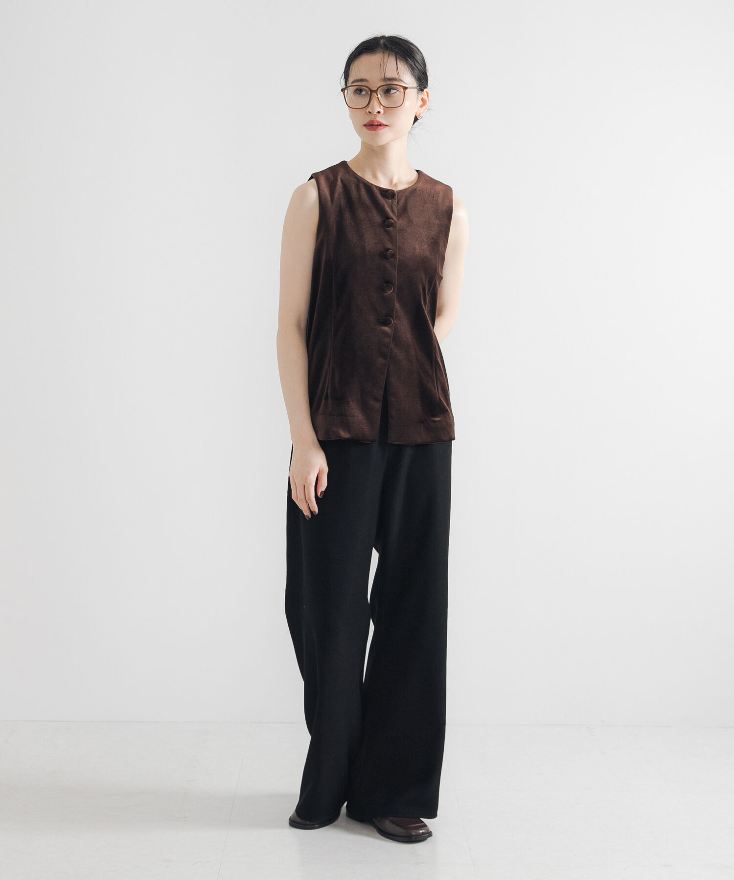 URBAN RESEARCH「ベロアジレ」|ベスト・ジレ|