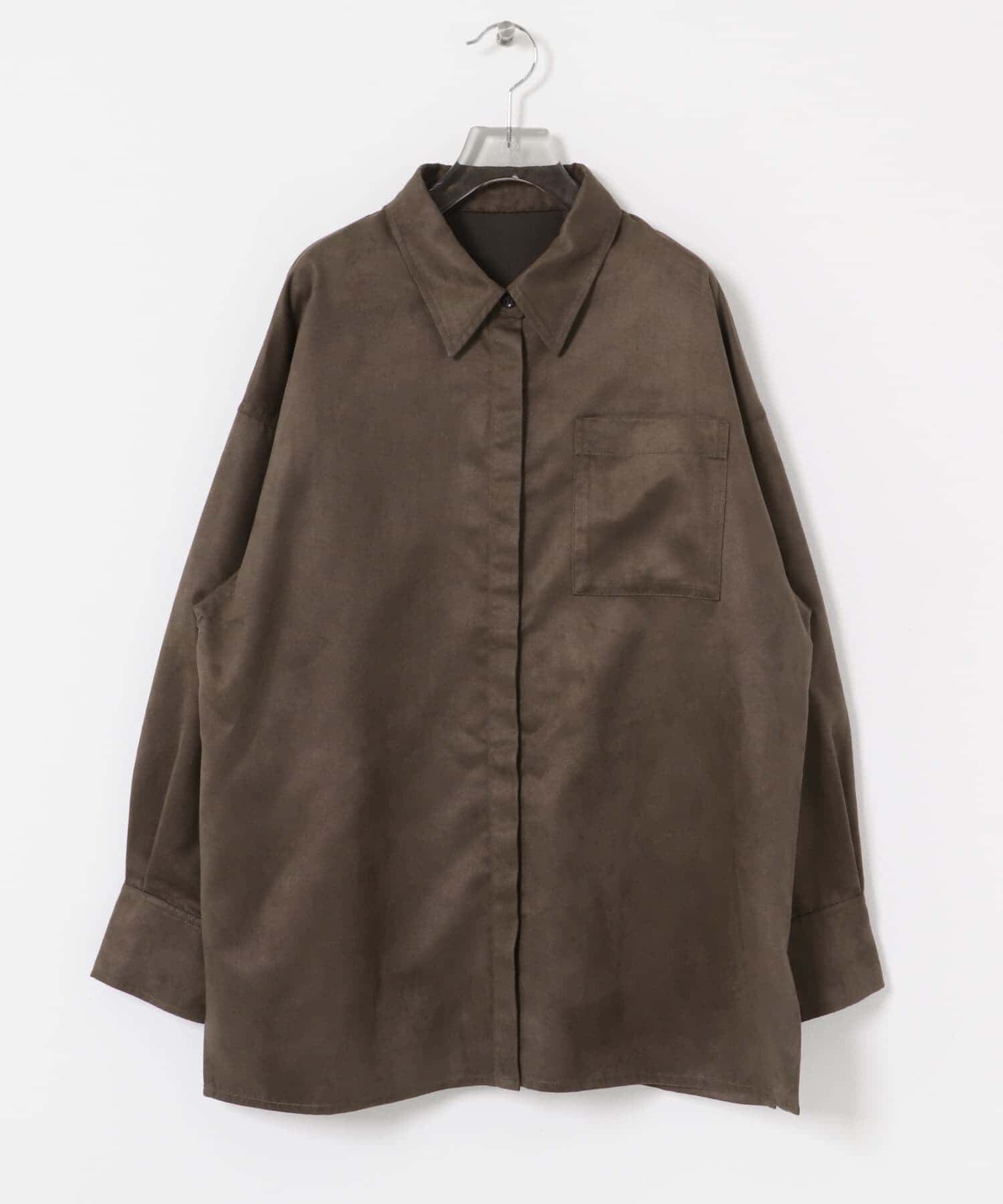 URBAN RESEARCH「スエードライクルーズシャツ」|シャツ・ブラウス|