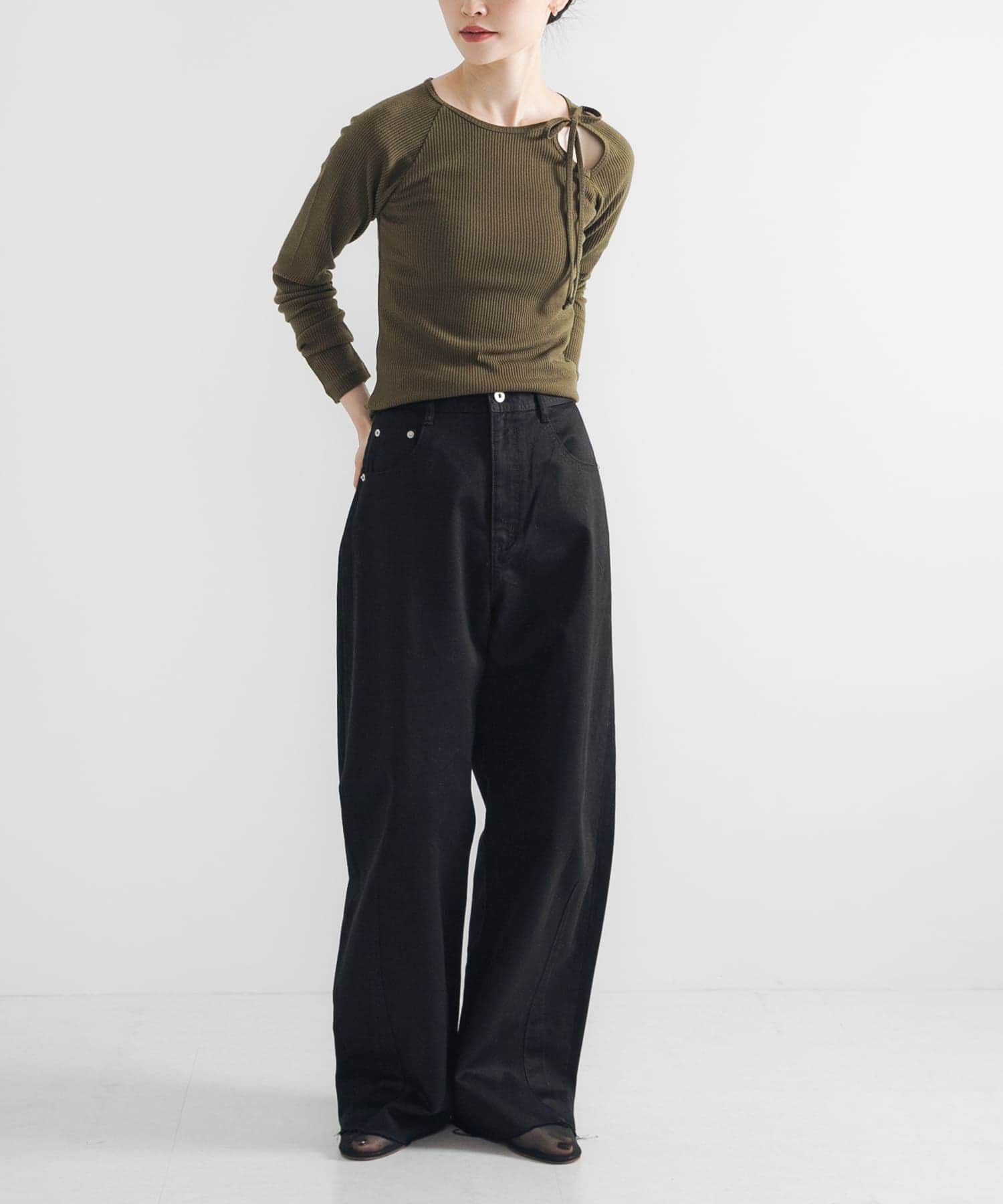 URBAN RESEARCH「コットンサテンカットオフカーブパンツ」|その他|