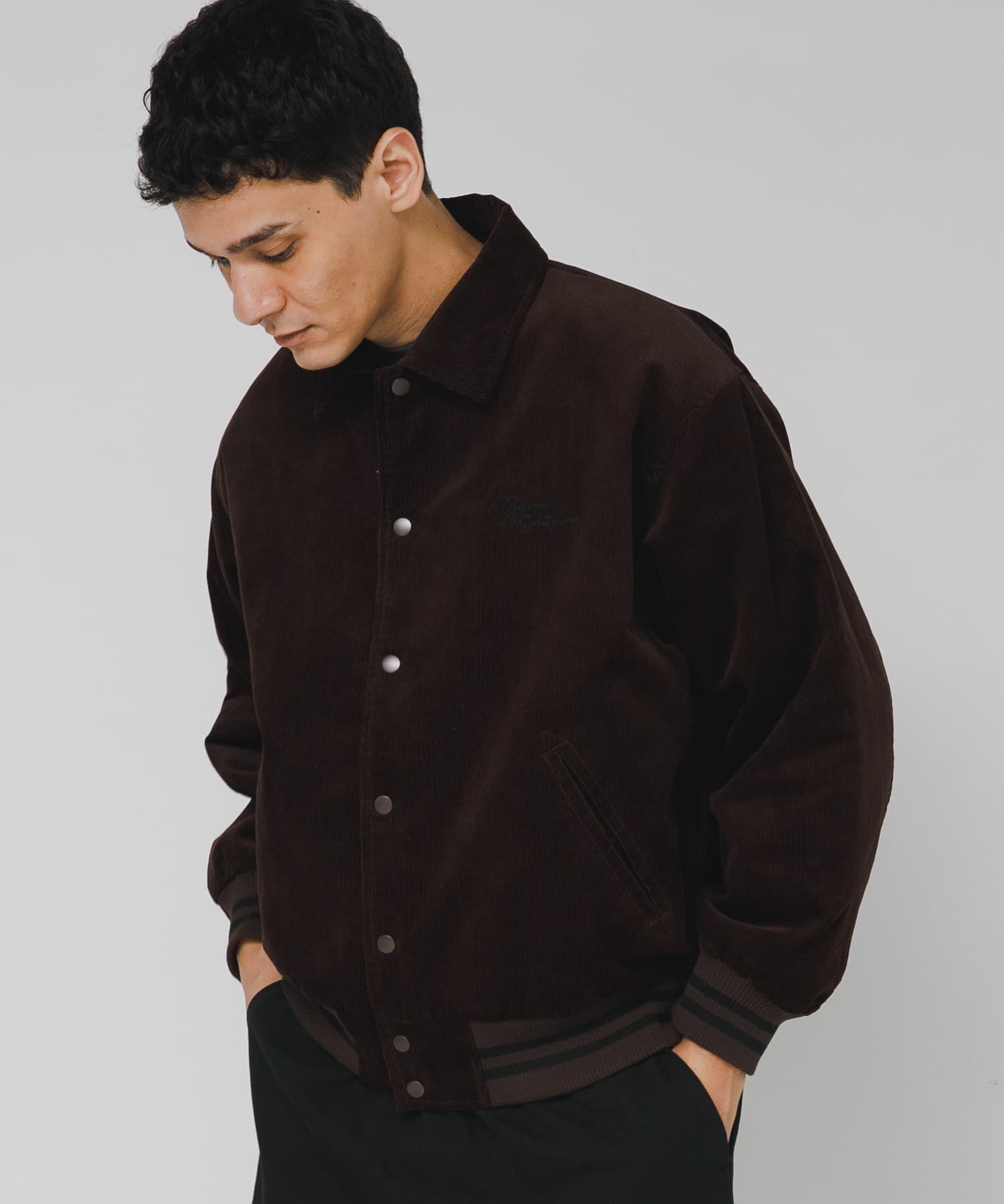Sonny Label 「『別注』GEM SPORTSWEAR&times;Sonny Label　コーデュロイパデッドブルゾン」|ブルゾン・スタジャン|ダークブラウン