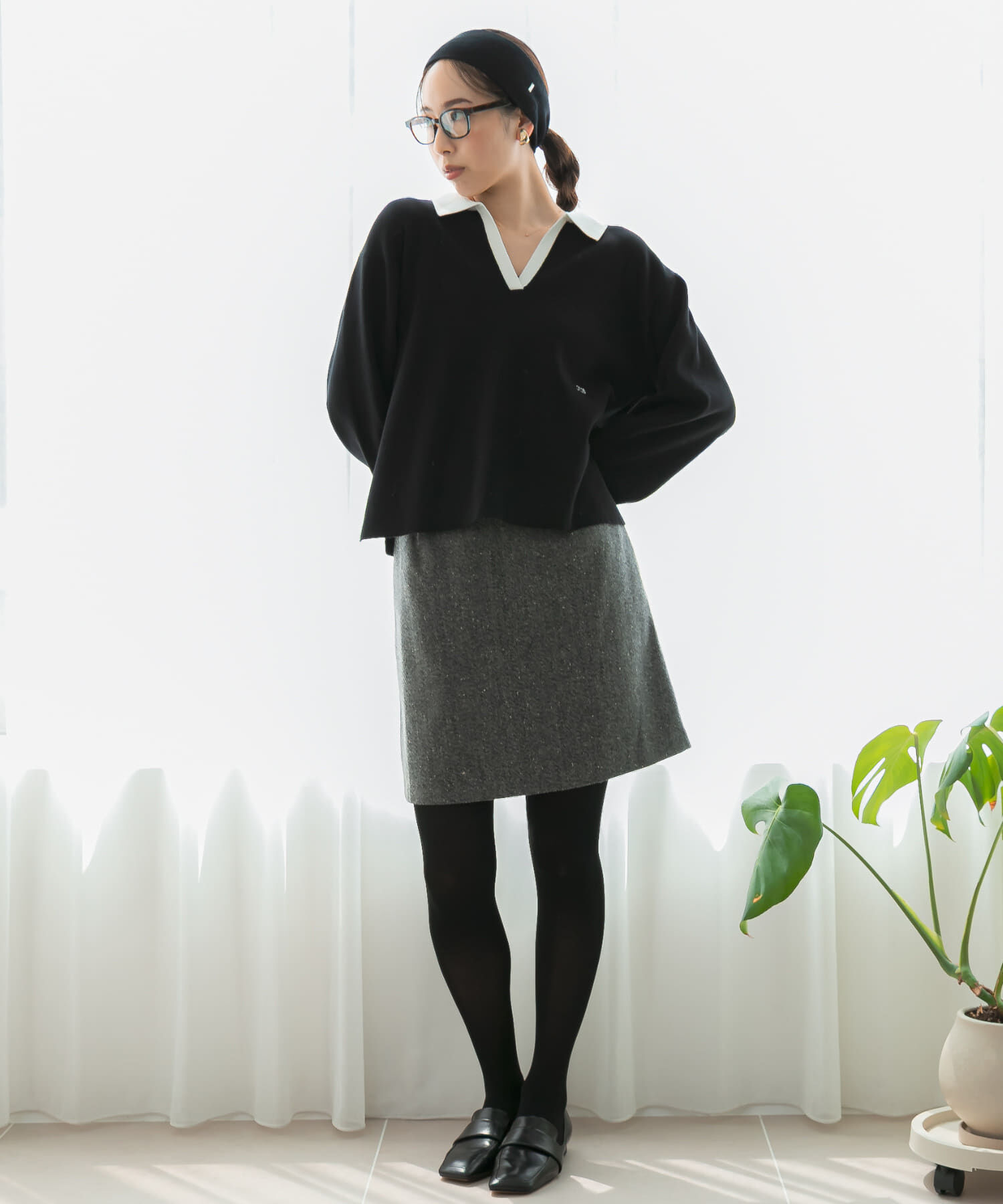 URBAN RESEARCH ROSSO「F by ROSSO　ラガーニットプルオーバー」|ニット・セーター|