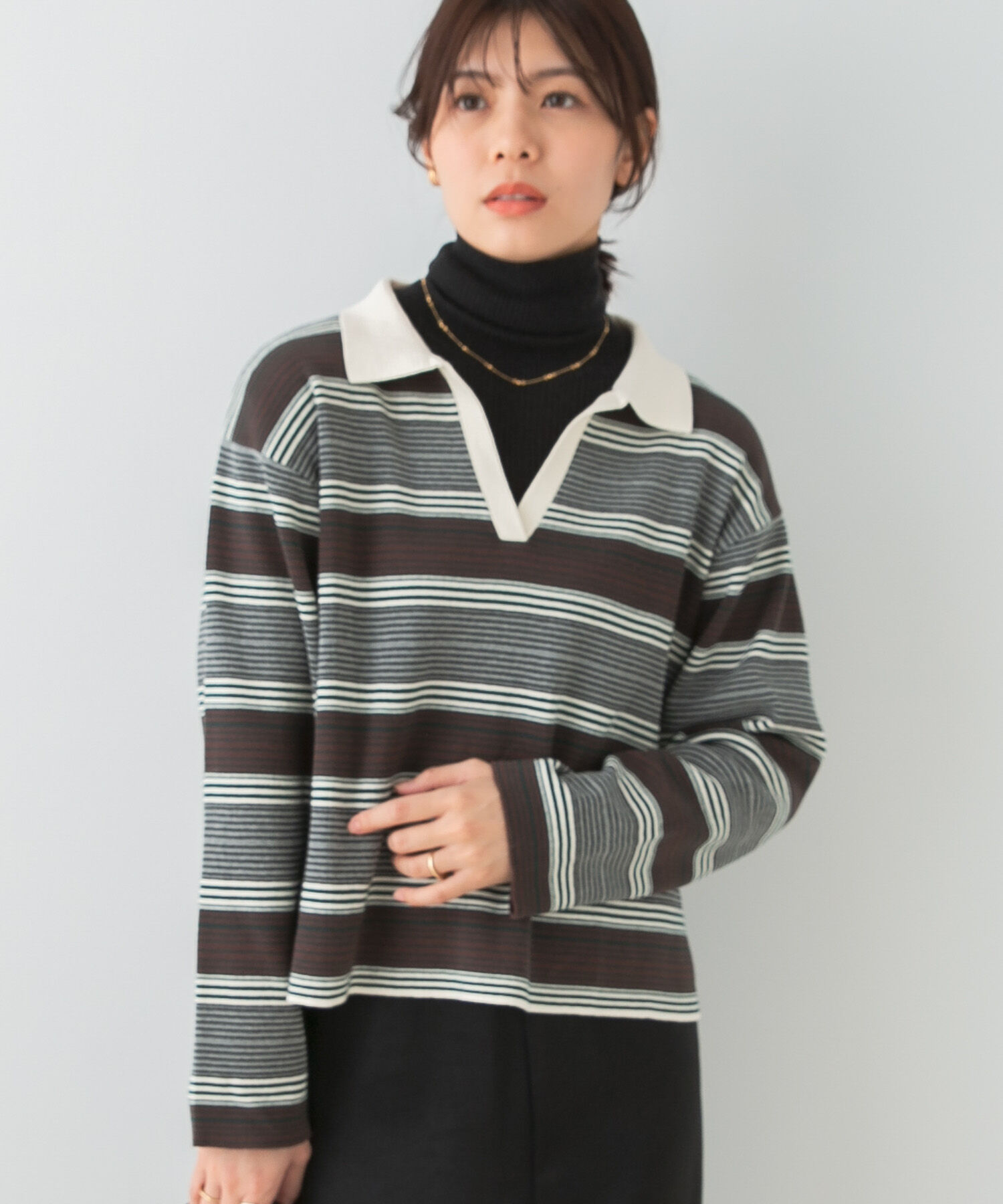 URBAN RESEARCH ROSSO「F by ROSSO　ラガーニットプルオーバー」|ニット・セーター|