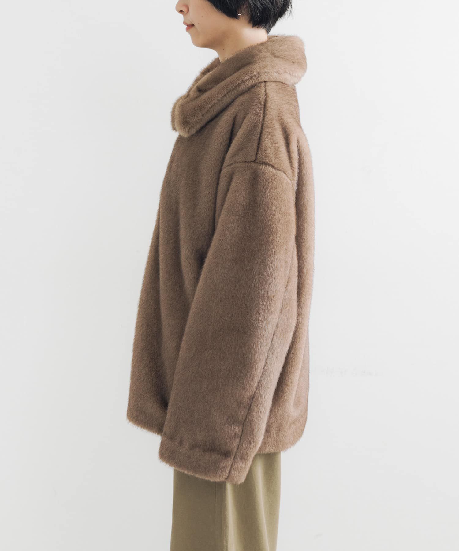 URBAN RESEARCH「ミンクライクファーブルゾン」|ブルゾン・スタジャン|