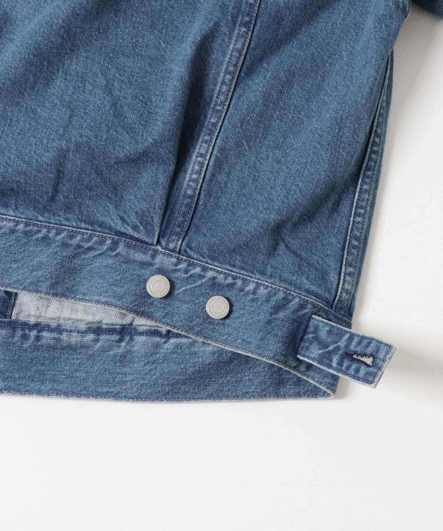 Sonny Label 「ノーカラーオーバーサイズGジャン」|デニムジャケット|