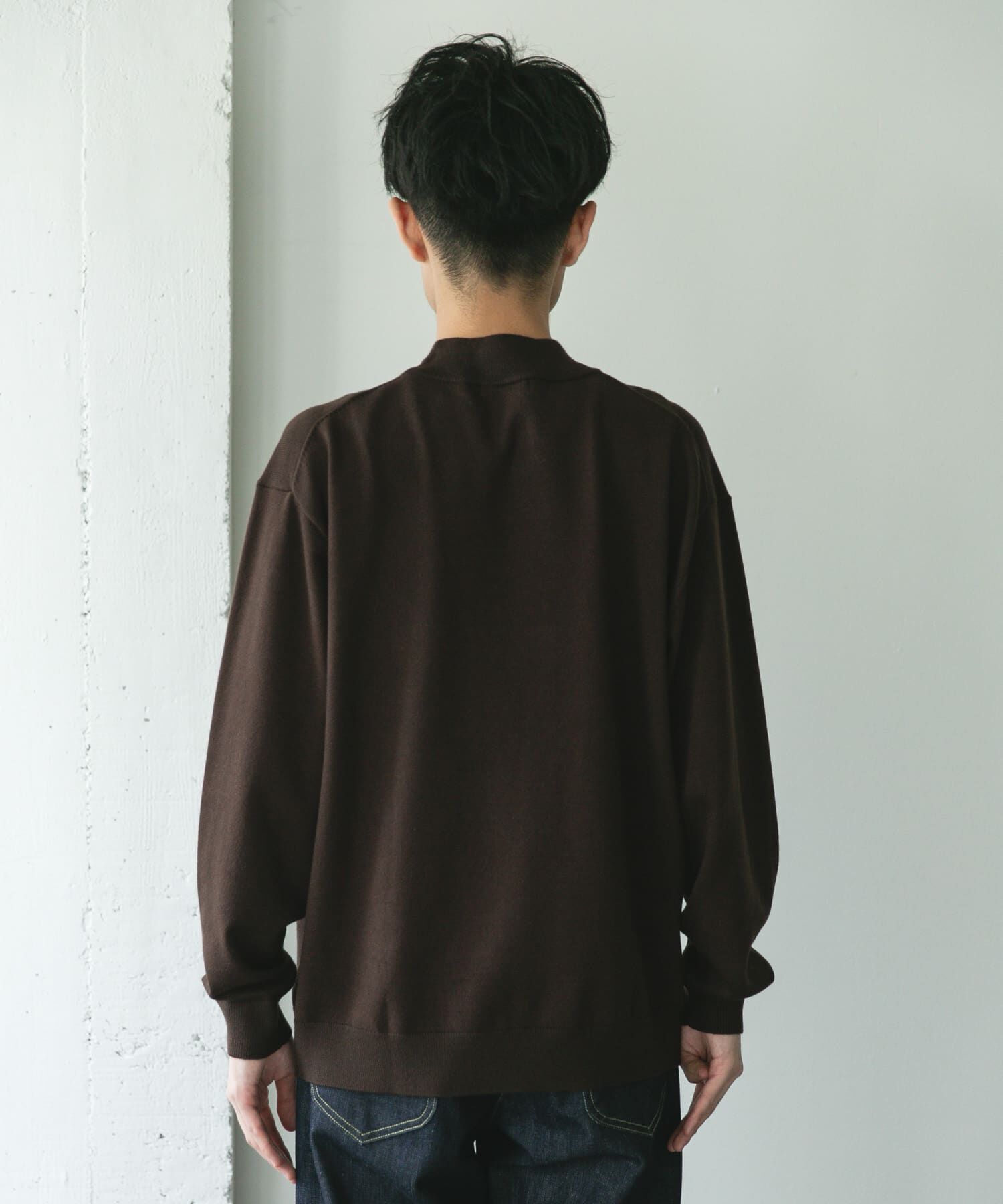 URBAN RESEARCH DOORS「『仁村紗和さん着用』『UR TECH 200日ニット』 モックネック」|ニット・セーター|