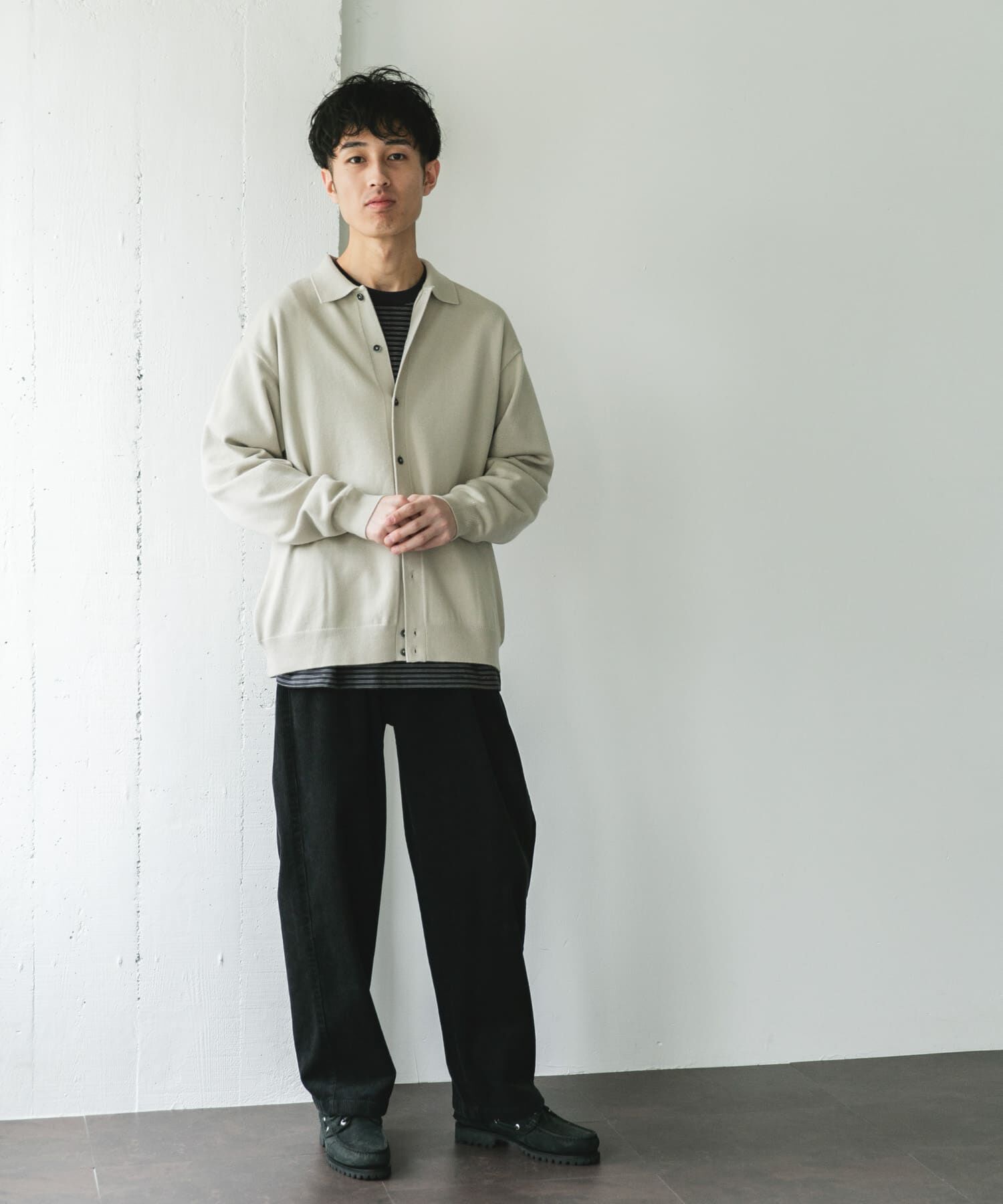 URBAN RESEARCH DOORS「『XLｻｲｽﾞ/WEB限定/仁村紗和さん着用』『UR TECH 200日ﾆｯﾄ』ｼｬﾂ ｶｰ」|カーディガン|