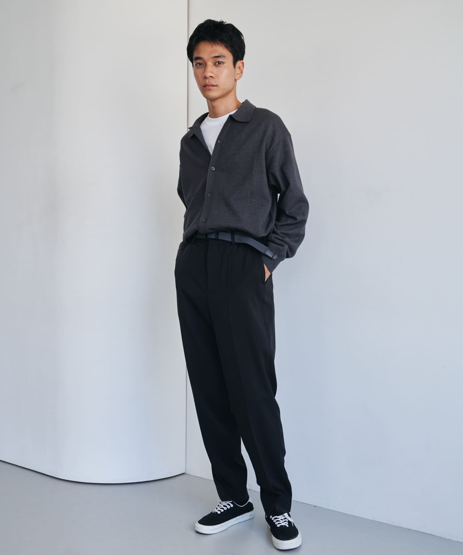 URBAN RESEARCH DOORS「『XLｻｲｽﾞ/WEB限定/仁村紗和さん着用』『UR TECH 200日ﾆｯﾄ』ｼｬﾂ ｶｰ」|カーディガン|