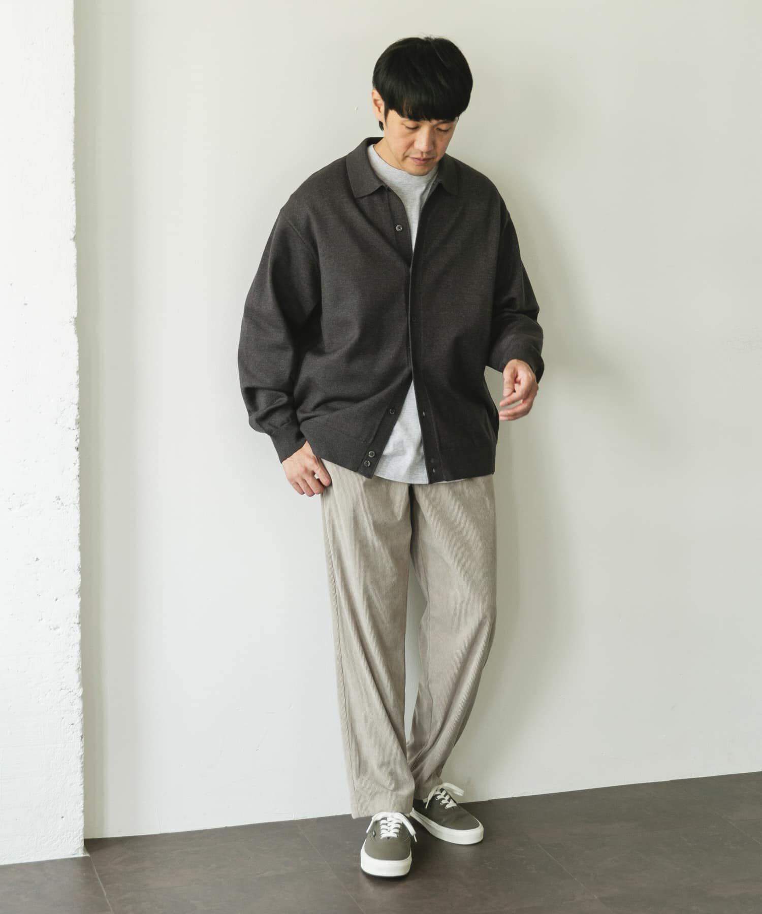 URBAN RESEARCH DOORS「『XLｻｲｽﾞ/WEB限定/仁村紗和さん着用』『UR TECH 200日ﾆｯﾄ』ｼｬﾂ ｶｰ」|カーディガン|