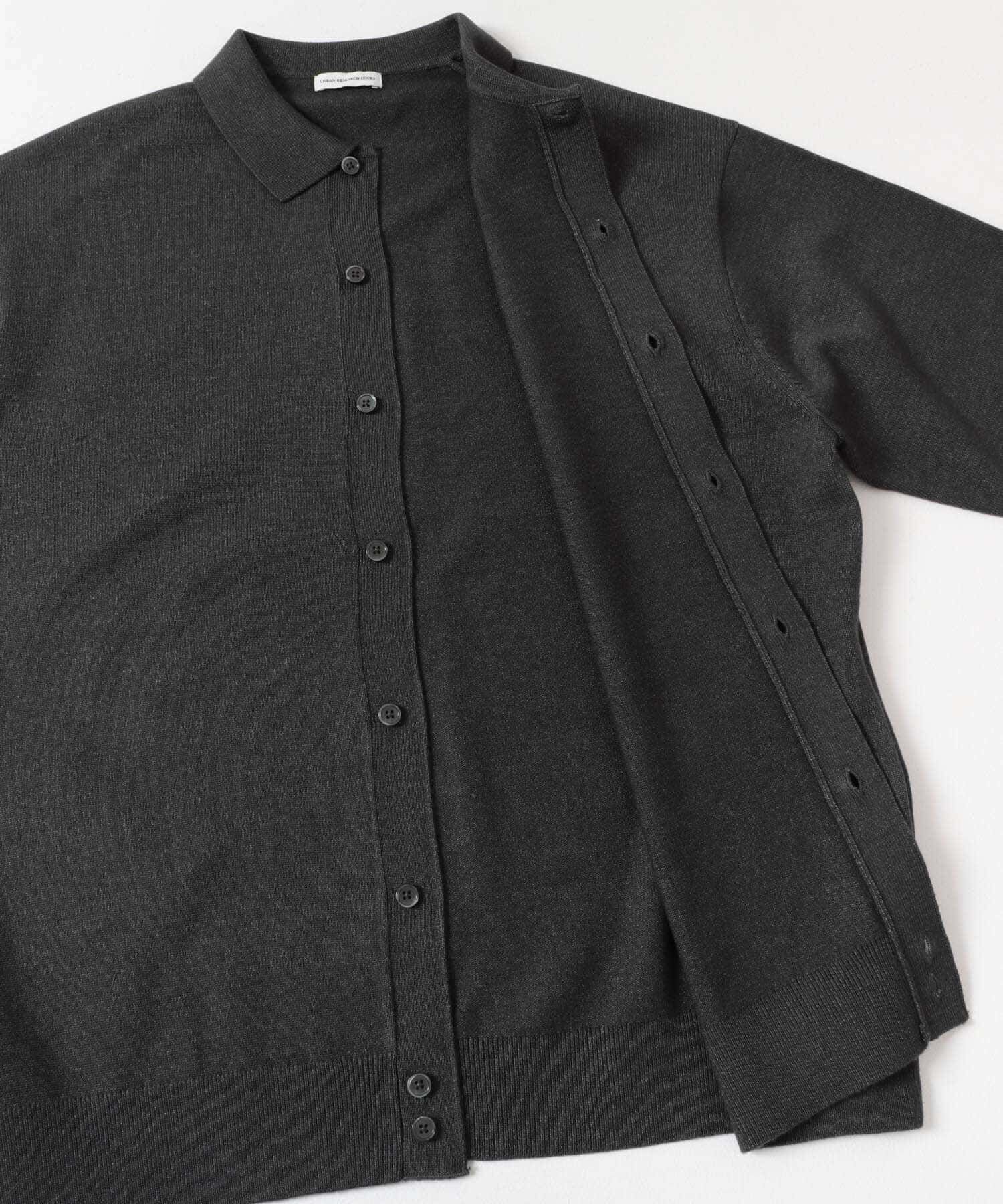 URBAN RESEARCH DOORS「『XLｻｲｽﾞ/WEB限定/仁村紗和さん着用』『UR TECH 200日ﾆｯﾄ』ｼｬﾂ ｶｰ」|カーディガン|