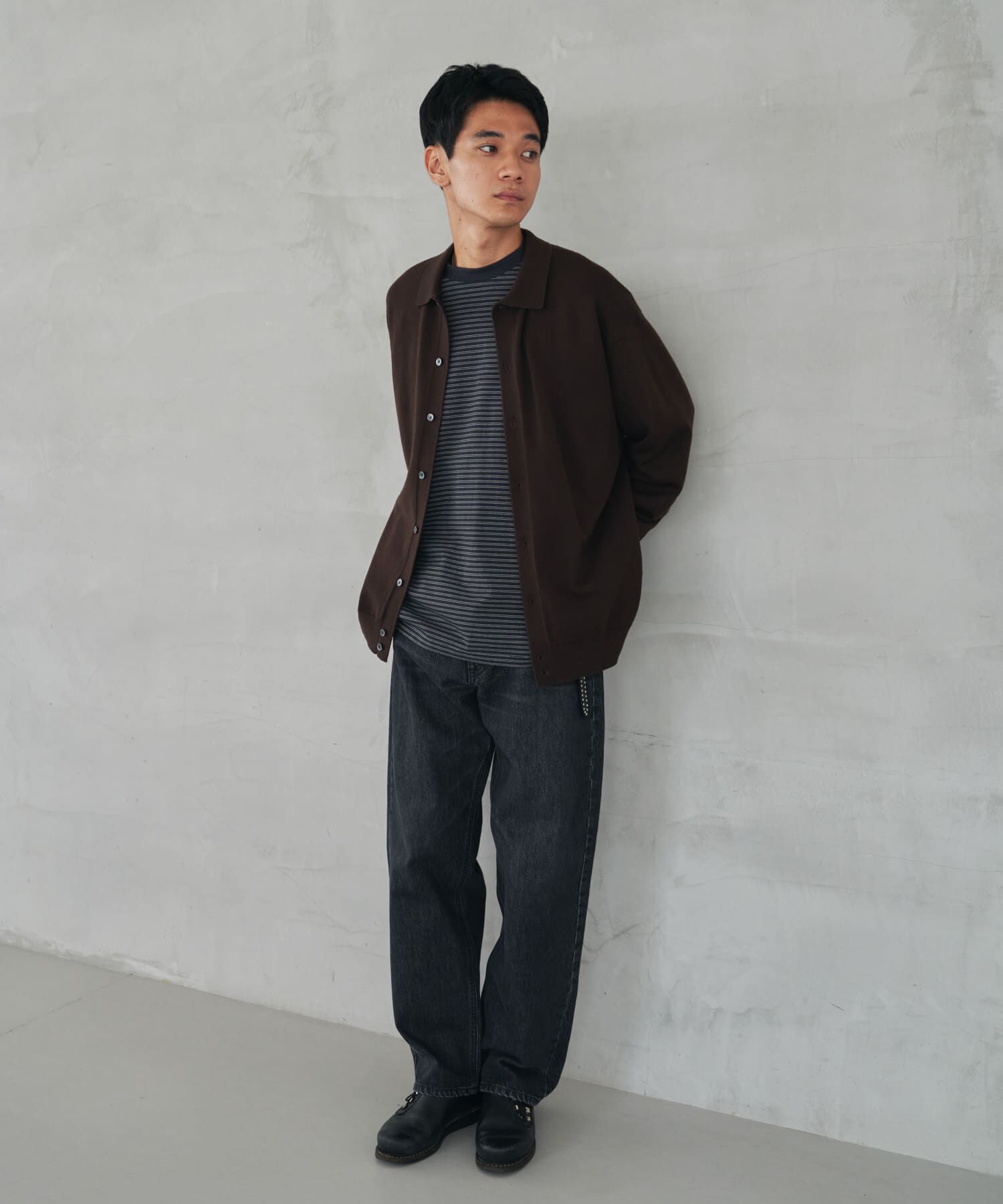 URBAN RESEARCH DOORS「『XLｻｲｽﾞ/WEB限定/仁村紗和さん着用』『UR TECH 200日ﾆｯﾄ』ｼｬﾂ ｶｰ」|カーディガン|